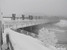 Barrage du lac Témiscouata - hiver