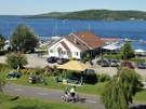 Marina with restaurant and terrace