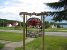 La Belle du Lac - Panneau