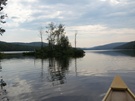 Île sur le lac Long