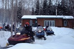 snowmobile at Pohénégamook Santé Plein Air