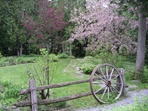 jardin écluse-clôture de pieux