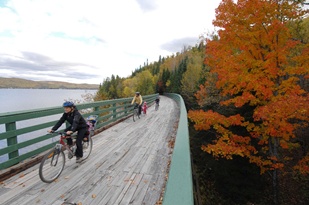 Parc linéaire interprovincial Petit Témis (135 km) - Section Sud