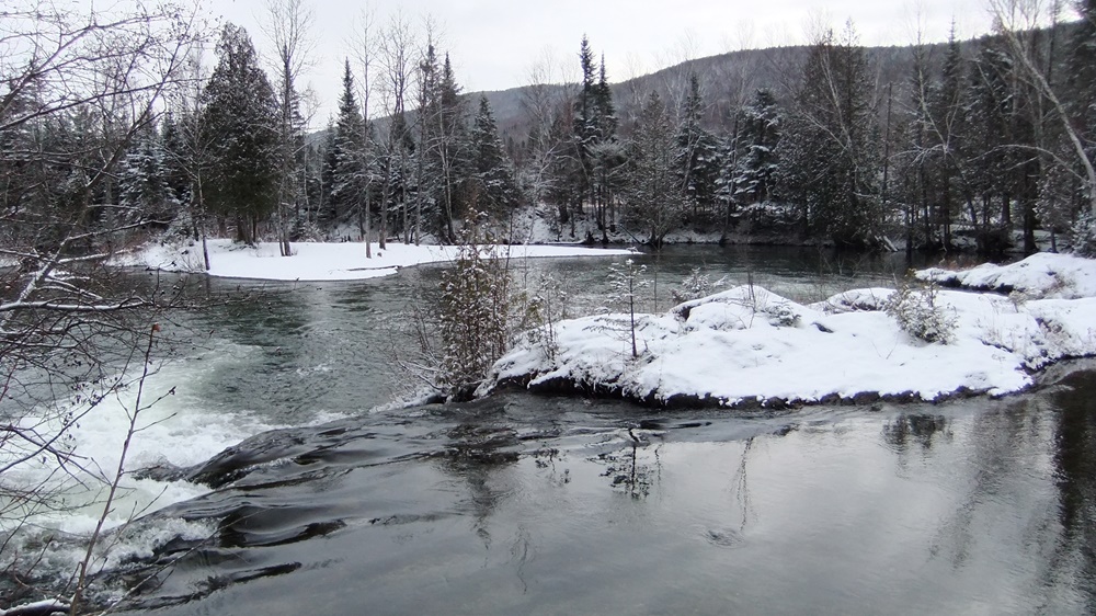 Rivière en saison hivernale