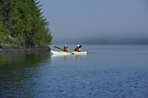 kayak double sur le lac Témiscouata