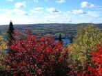 paysage automnal à Pohénégamook