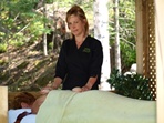 Massage dans le gazebo