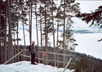 belvédère en hiver