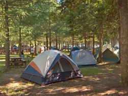 Camping d'eau clair - tente