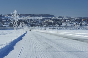 Pont de glace sur le lac Témiscouata