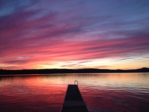 coucher de soleil Clo