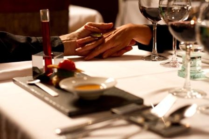 couple at the table