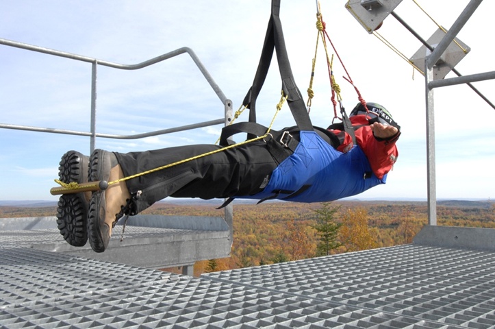 Mont-Citadelle : Start of the zipline    