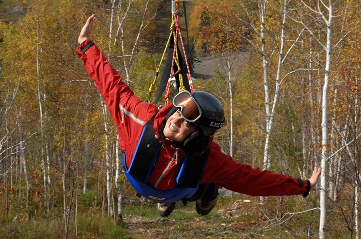 Mont-Citadelle : giant zip-line