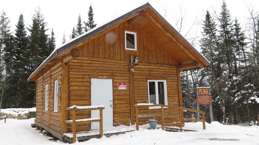 Éco-Site-chalet en hiver