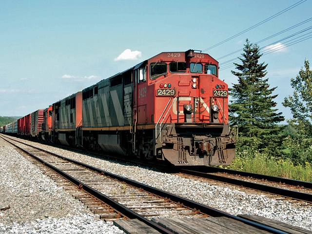 Gare Rivière Bleue - train