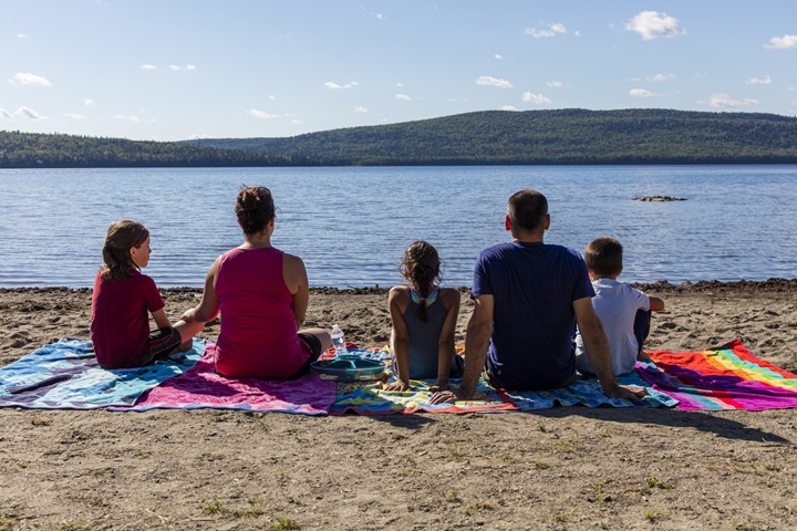 famille plage parc national