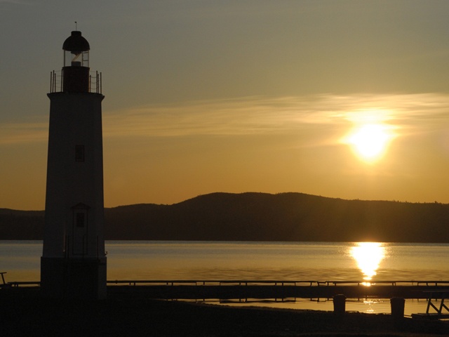 Phare sur le lac Témiscouata